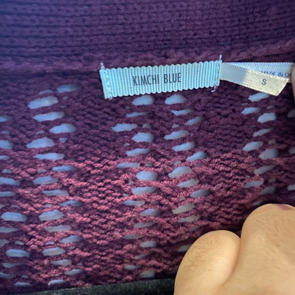 Kimchi blue purple cardigan - Picture 2 of 2